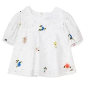 Embroidery Printed Blouse